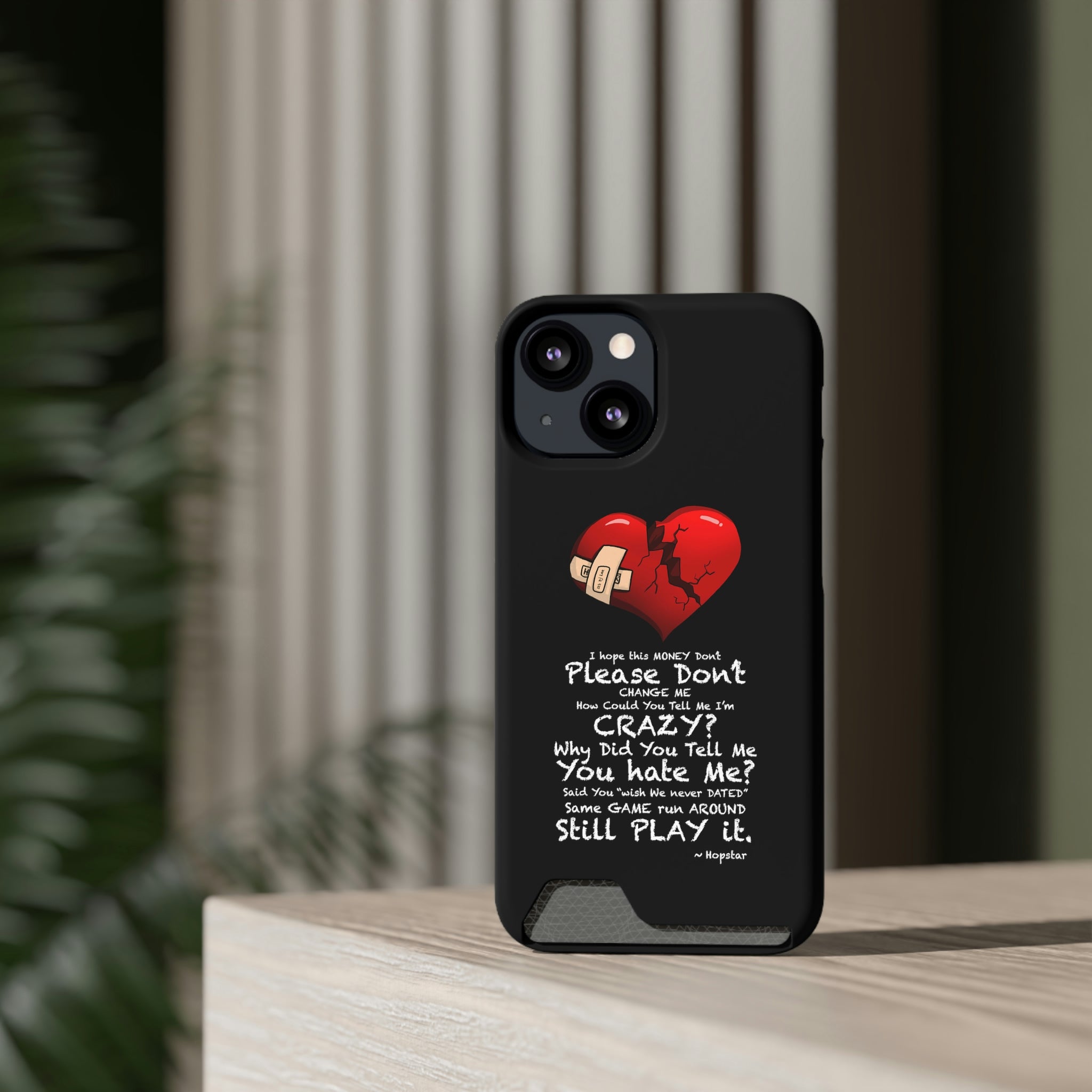 "Hopstar" Phone Case With Card Holder