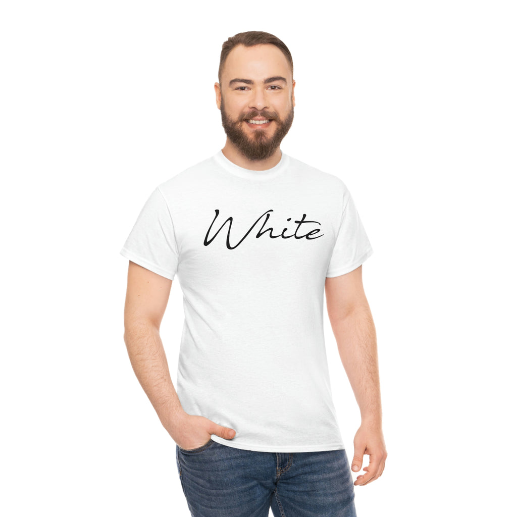 Unisex "White Tee" (Heavy Cotton)