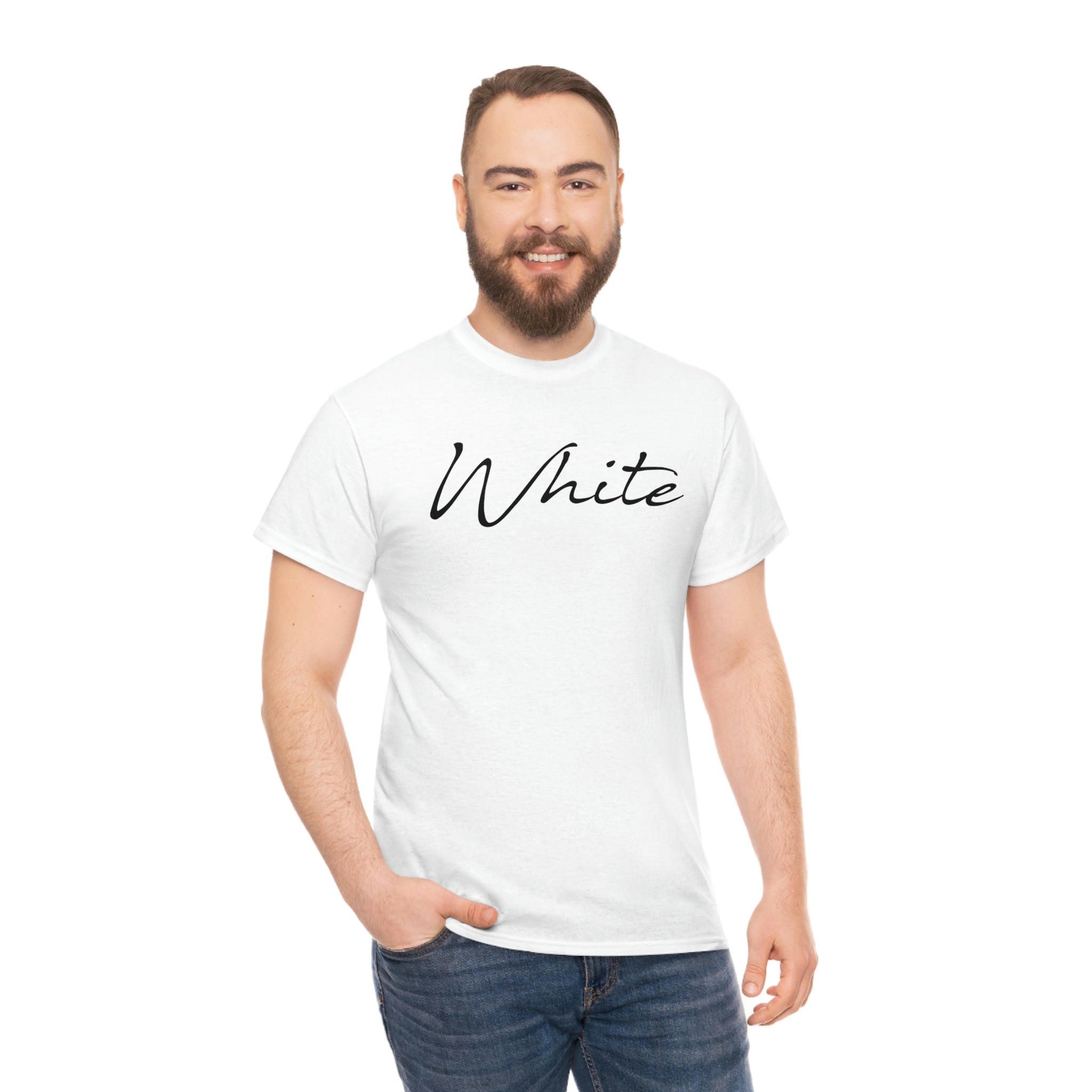 Unisex "White Tee" (Heavy Cotton)