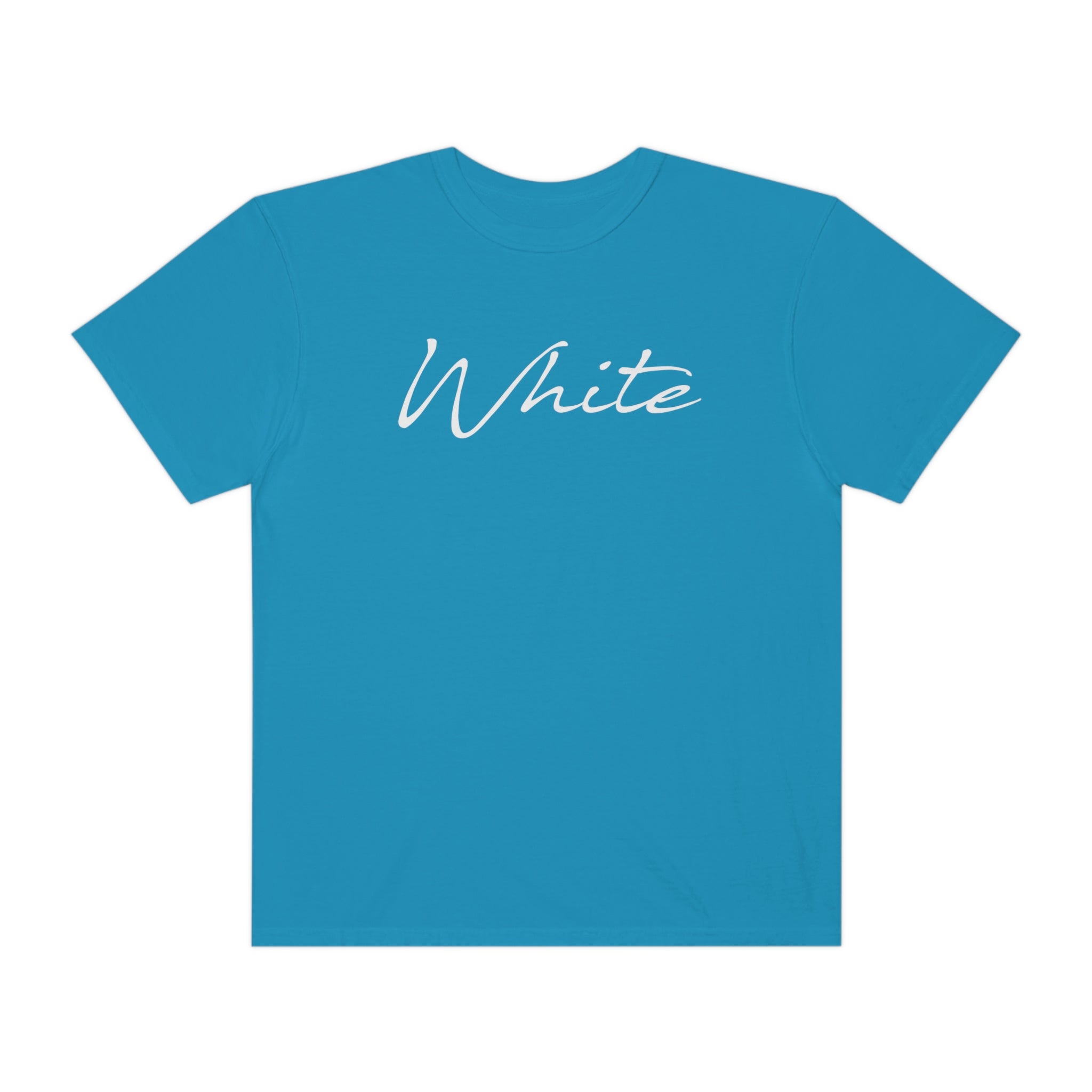 White Unisex Garment-Dyed T-shirt