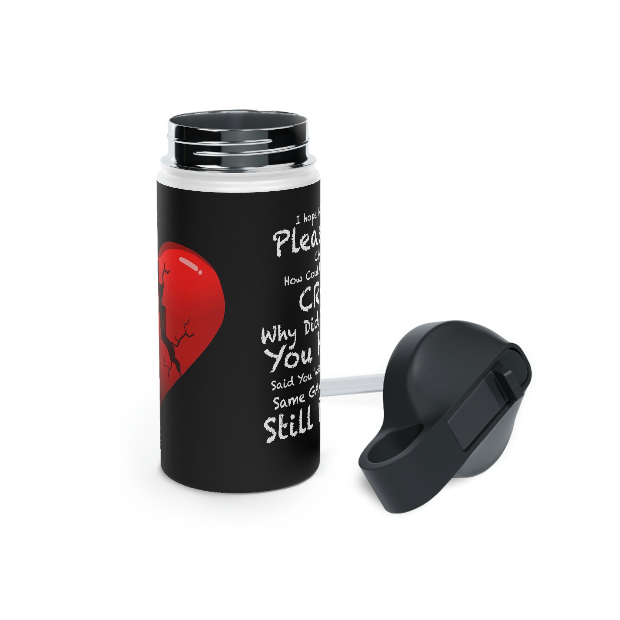 Hopstar Stainless Steel Water Bottle, Standard Lid