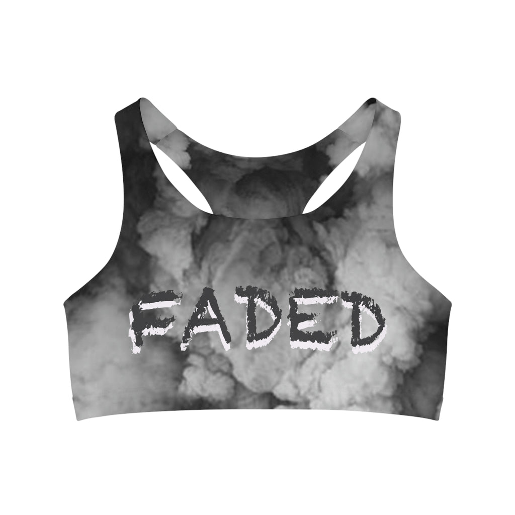 Faded Gray Sports Bra