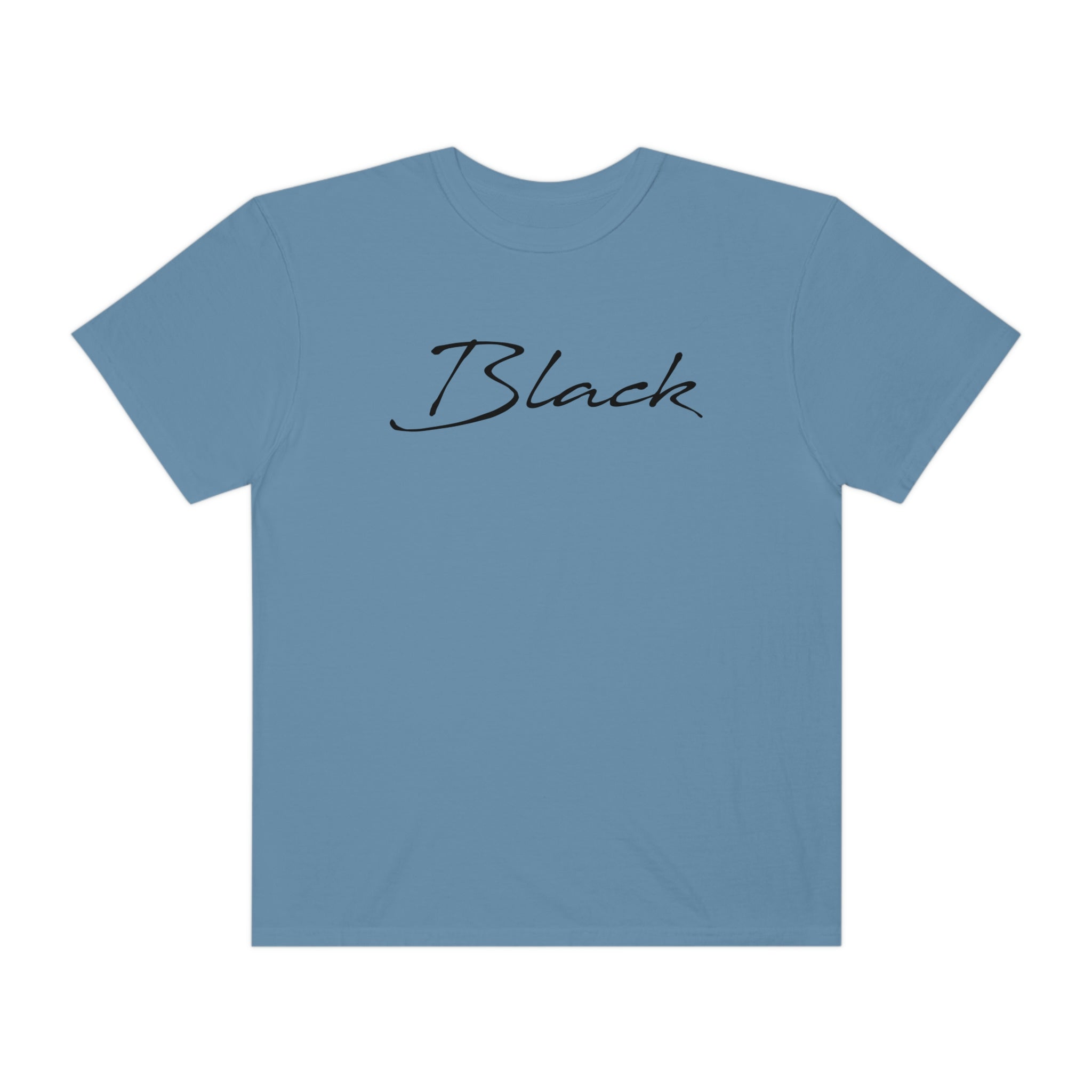 Black Unisex Garment-Dyed T-shirt