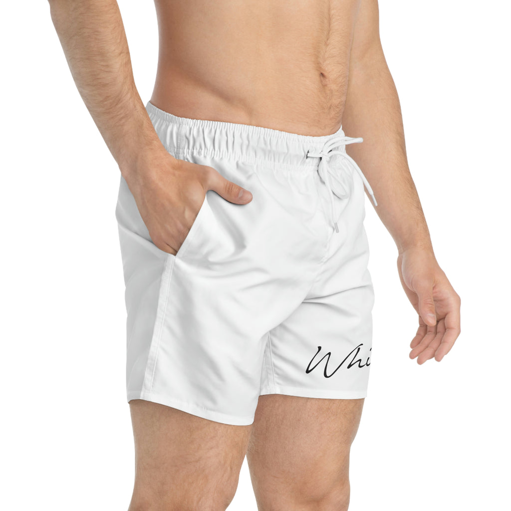 White Swim Trunks