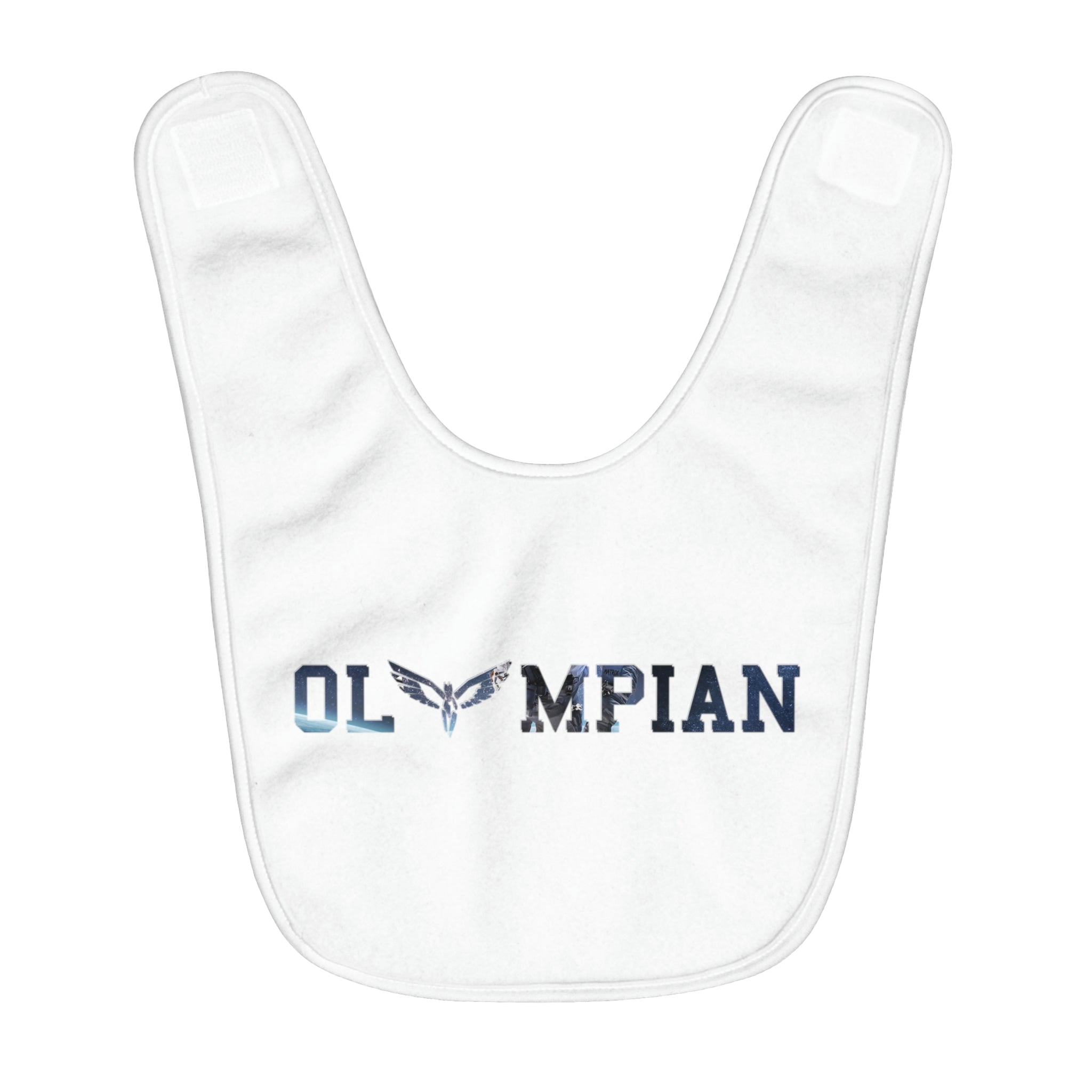 Olympian Matrix Fleece Baby Bib