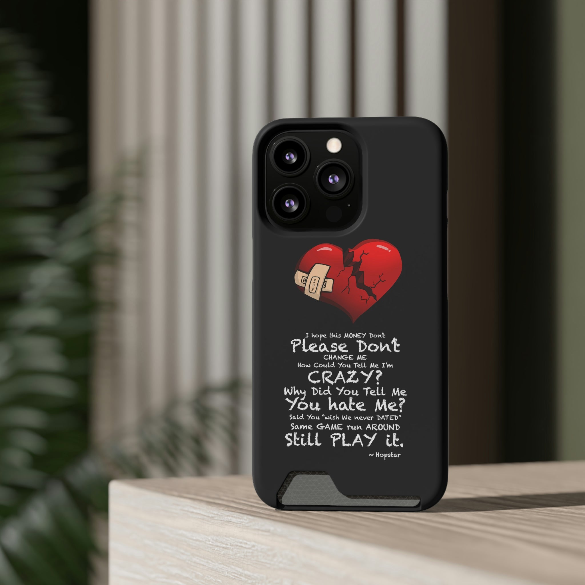 "Hopstar" Phone Case With Card Holder