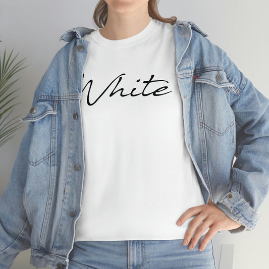 Unisex "White Tee" (Heavy Cotton)