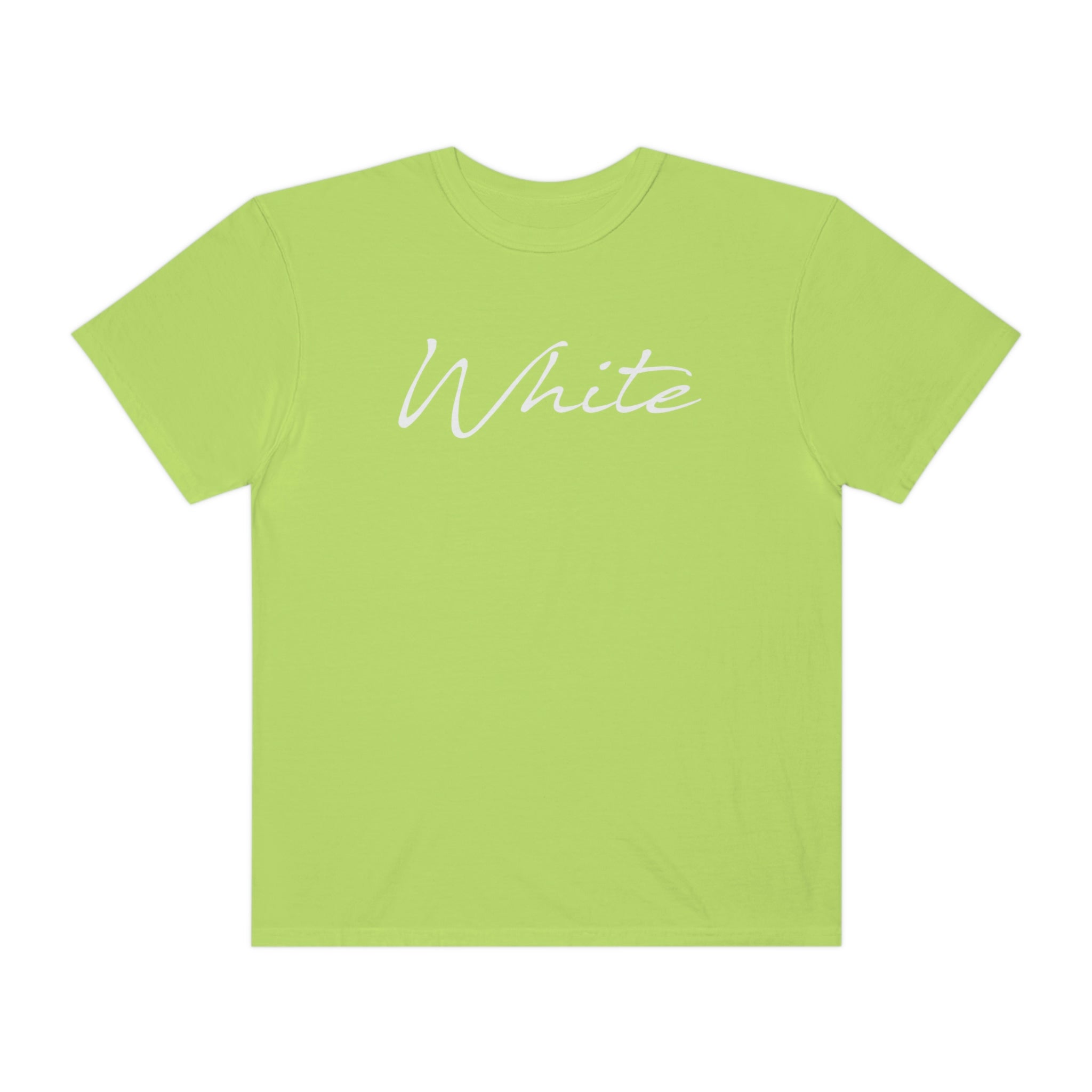 White Unisex Garment-Dyed T-shirt