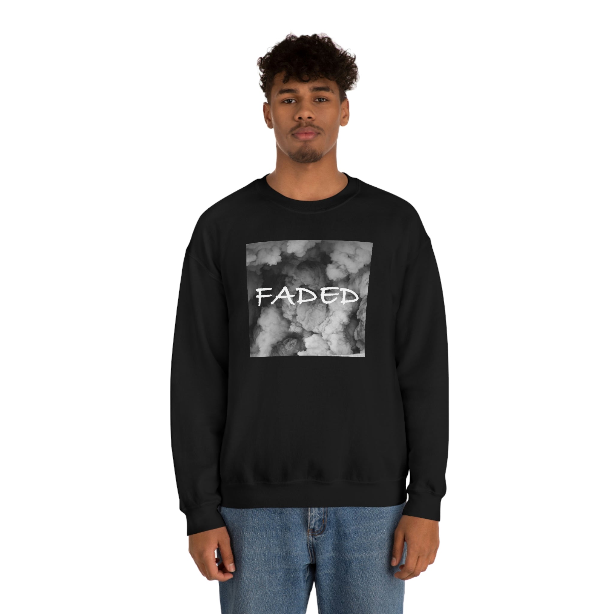 "Faded Gray" Unisex Crewneck Sweatshirt