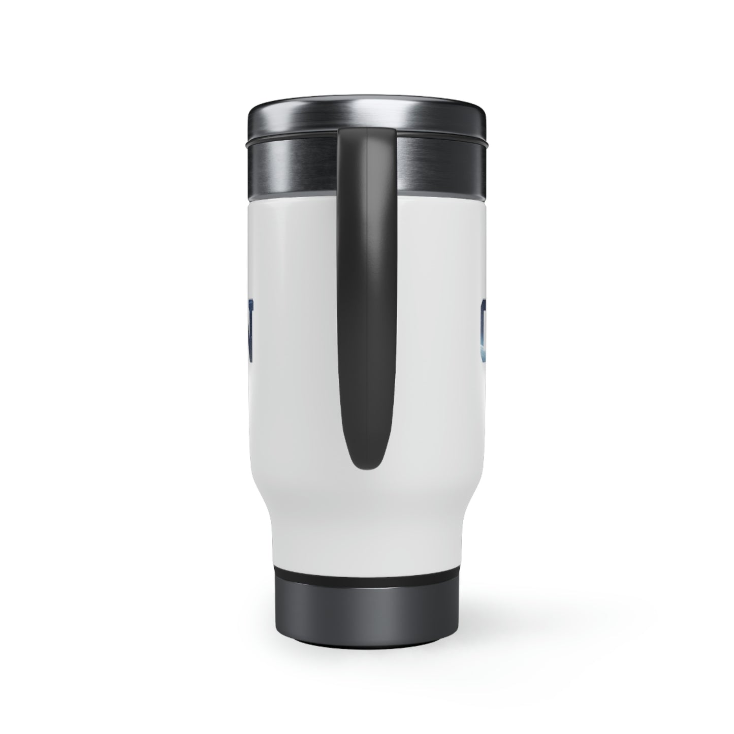 Olympian Matrix Stainless Steel Travel Mug with Handle, 14oz