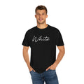 White Unisex Garment-Dyed T-shirt