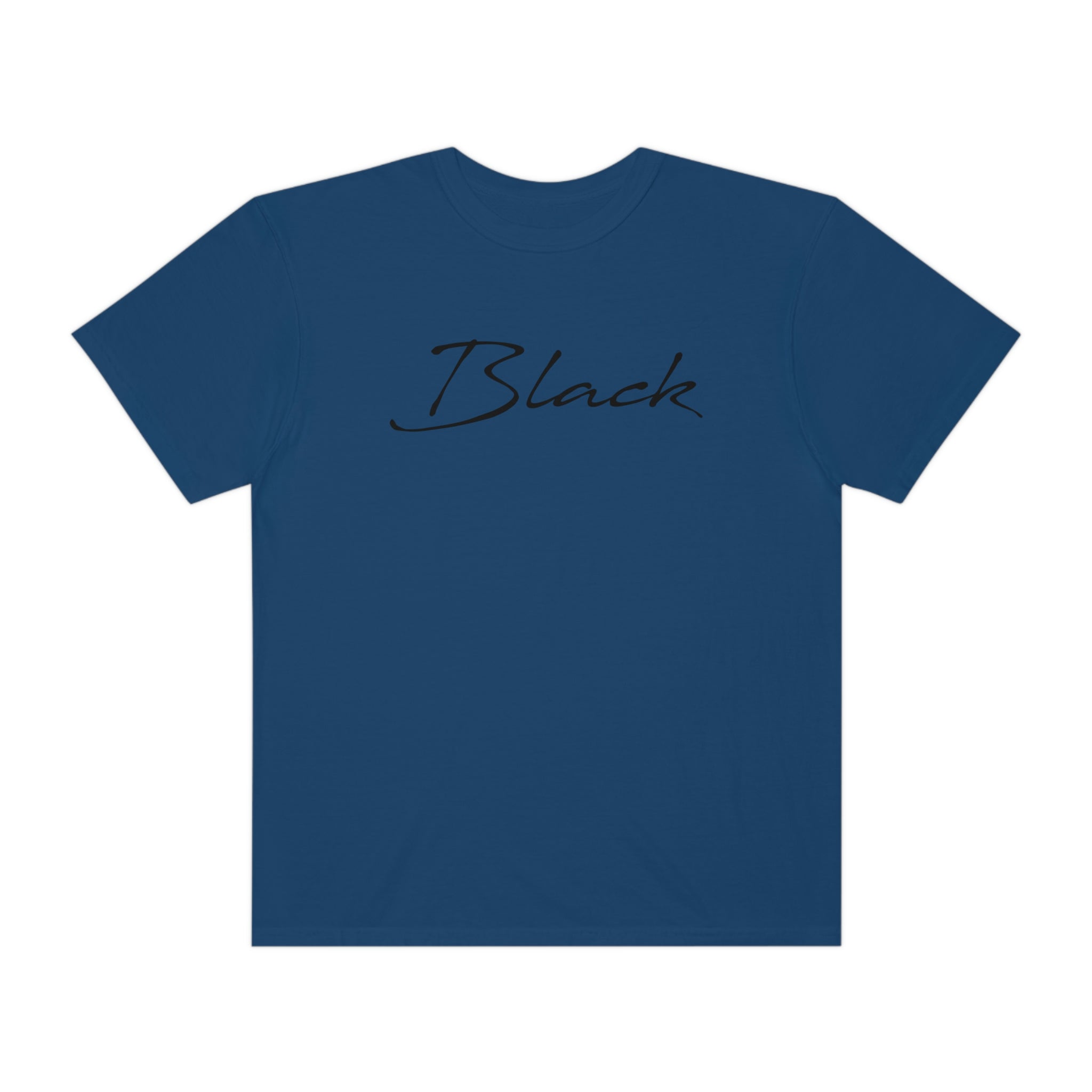 Black Unisex Garment-Dyed T-shirt