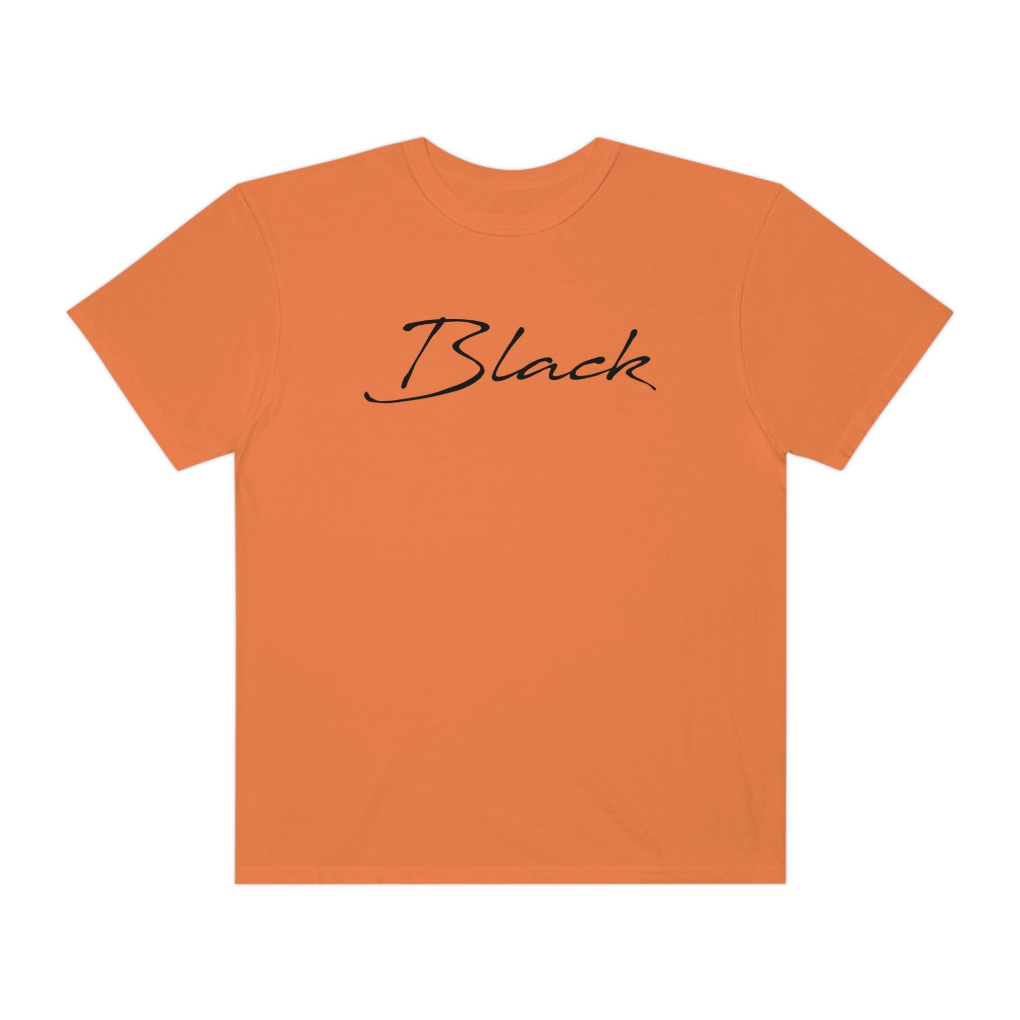 Black Unisex Garment-Dyed T-shirt