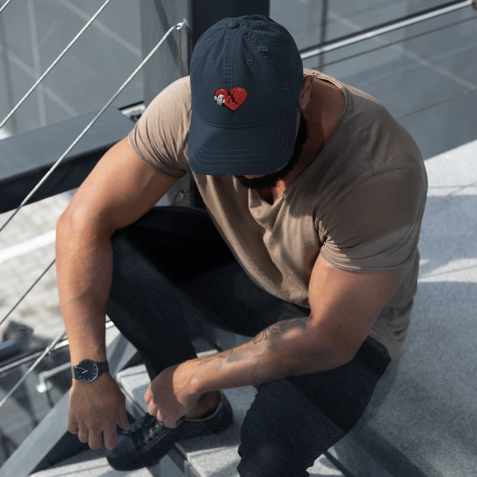 Hopstar Distressed Dad Hat