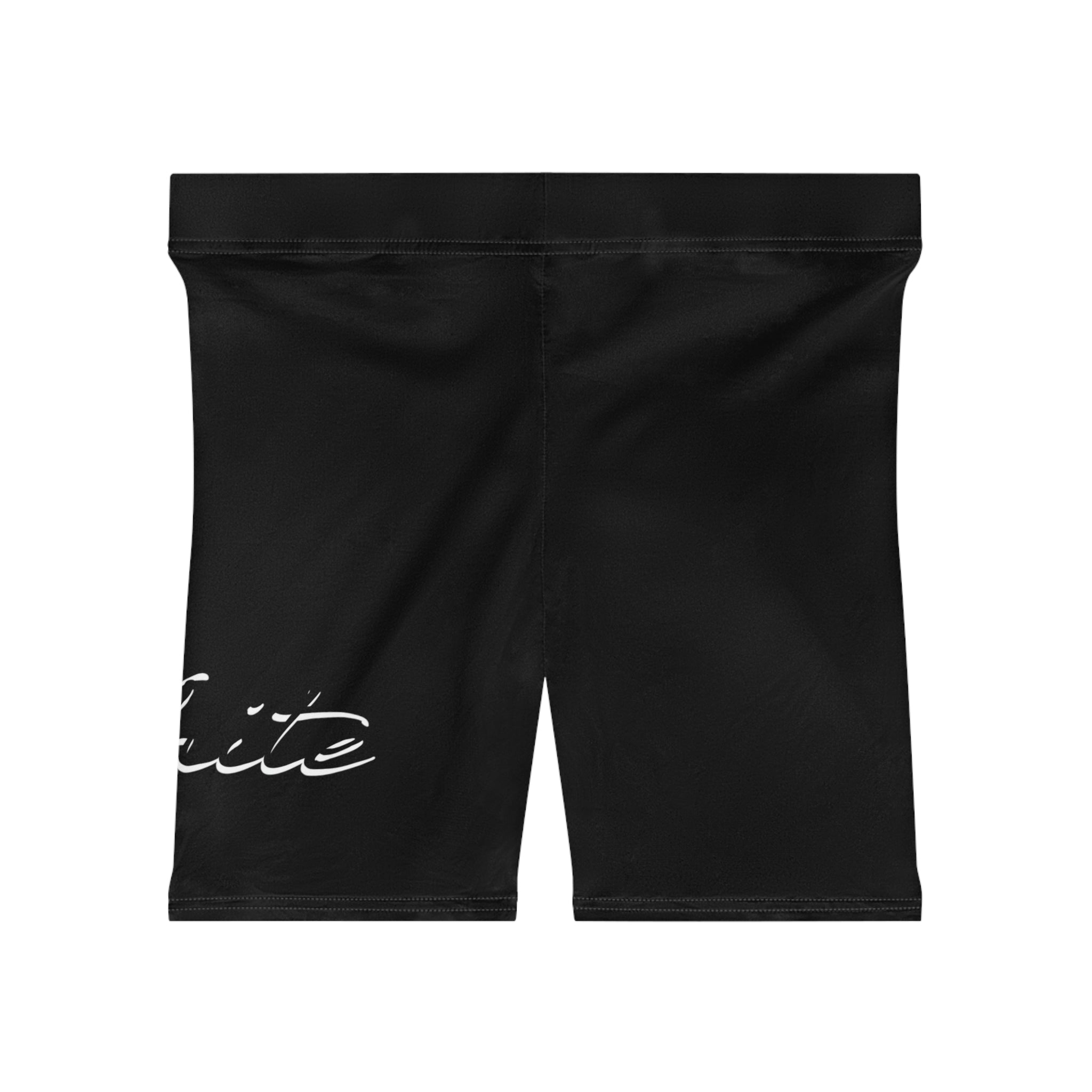 White Women's Biker Shorts