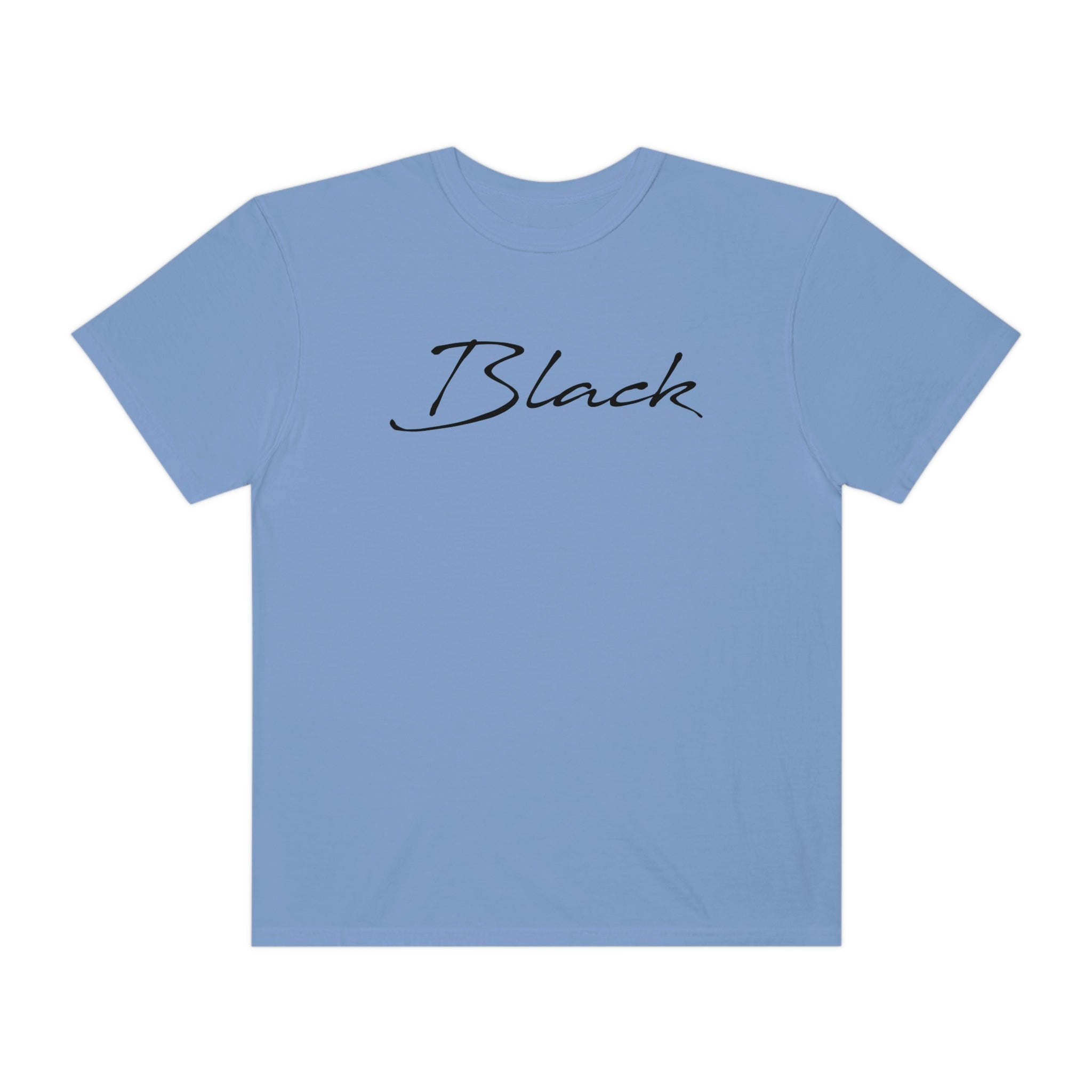Black Unisex Garment-Dyed T-shirt