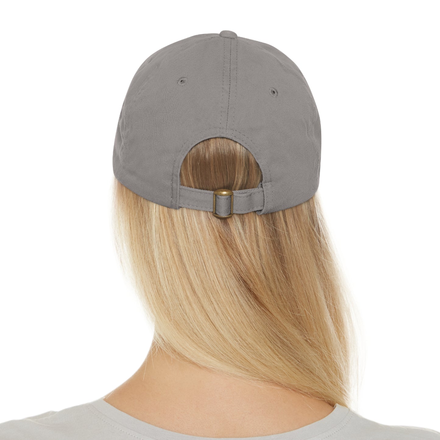 Pride Dad Hat with Leather Patch (Rectangle)