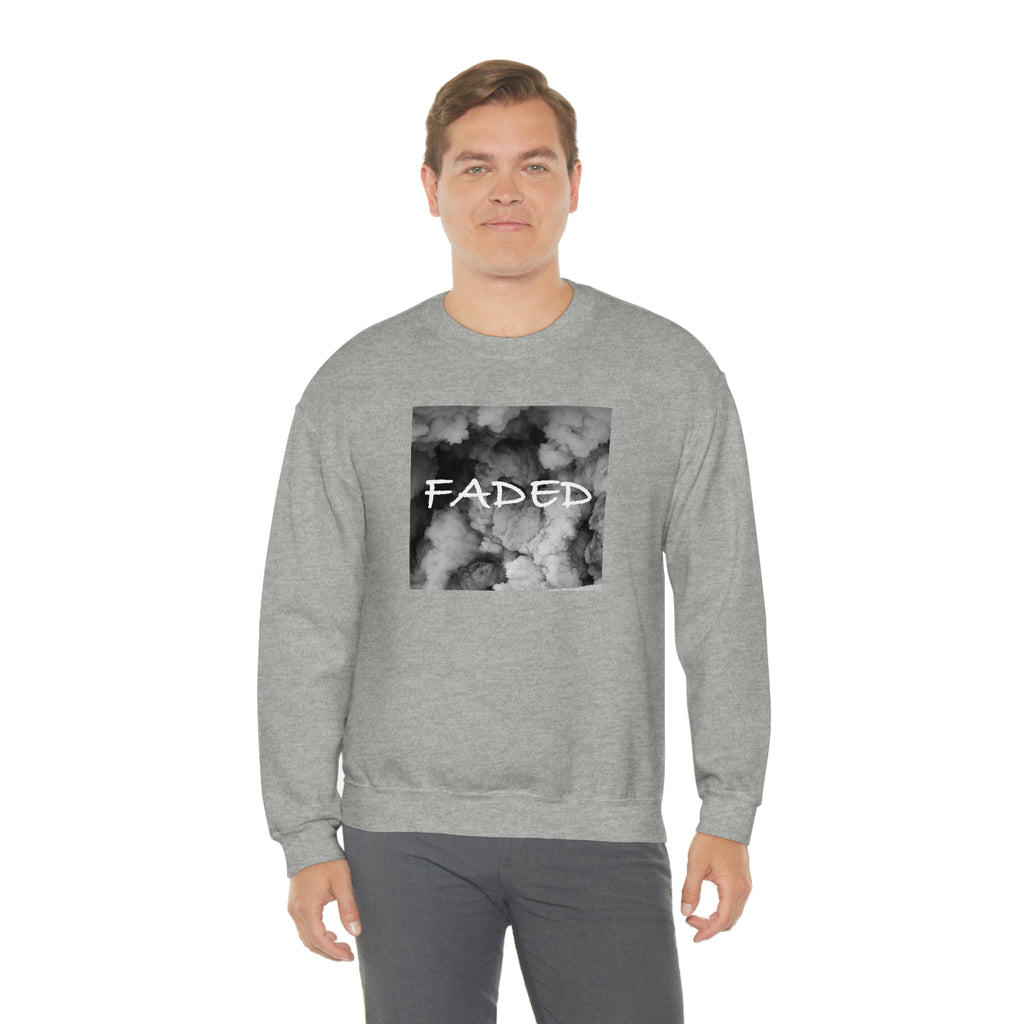 "Faded Gray" Unisex Crewneck Sweatshirt