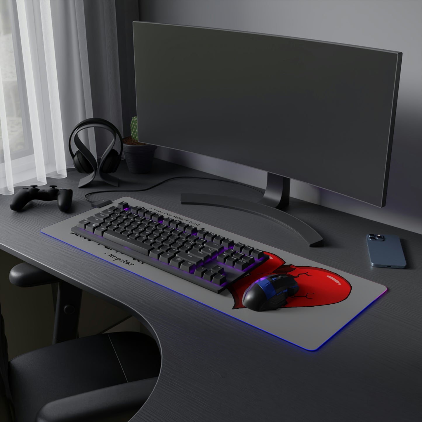 "Hopstar" LED Gaming Mouse Pad