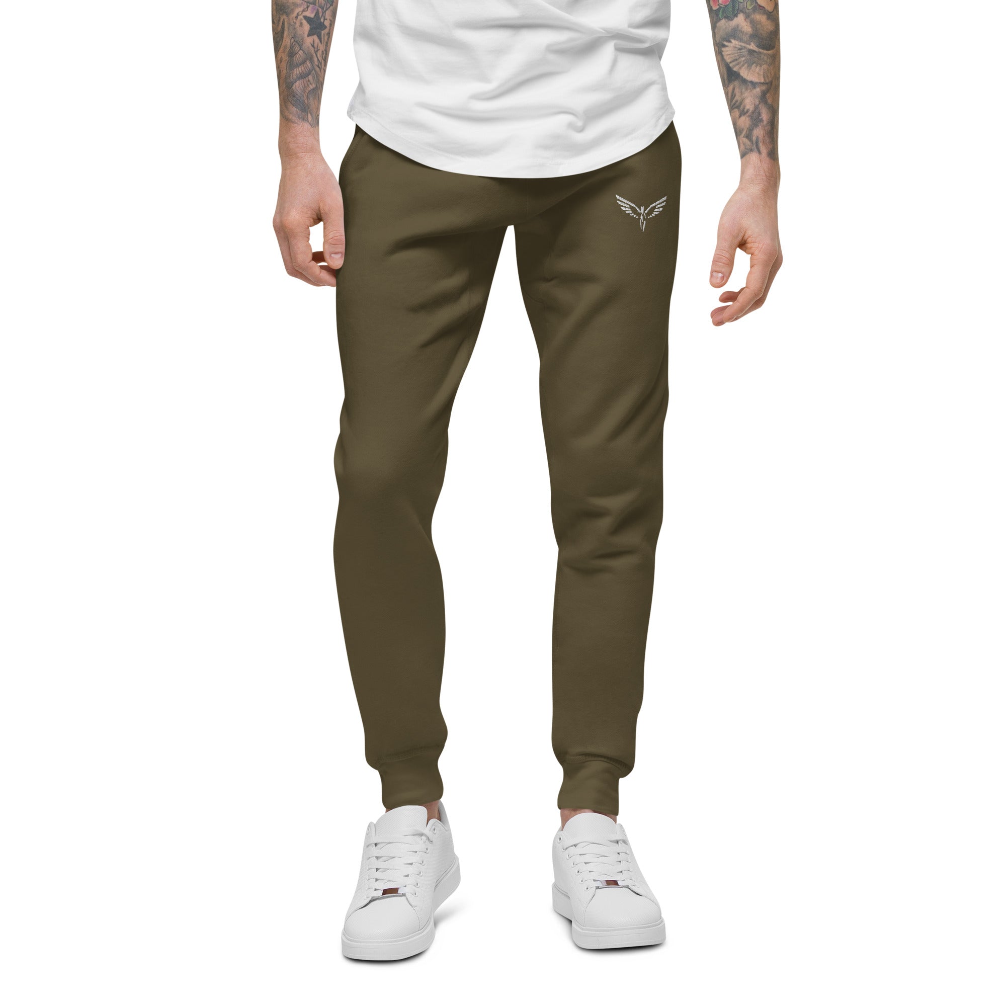 Olympian Official Joggers White Logo